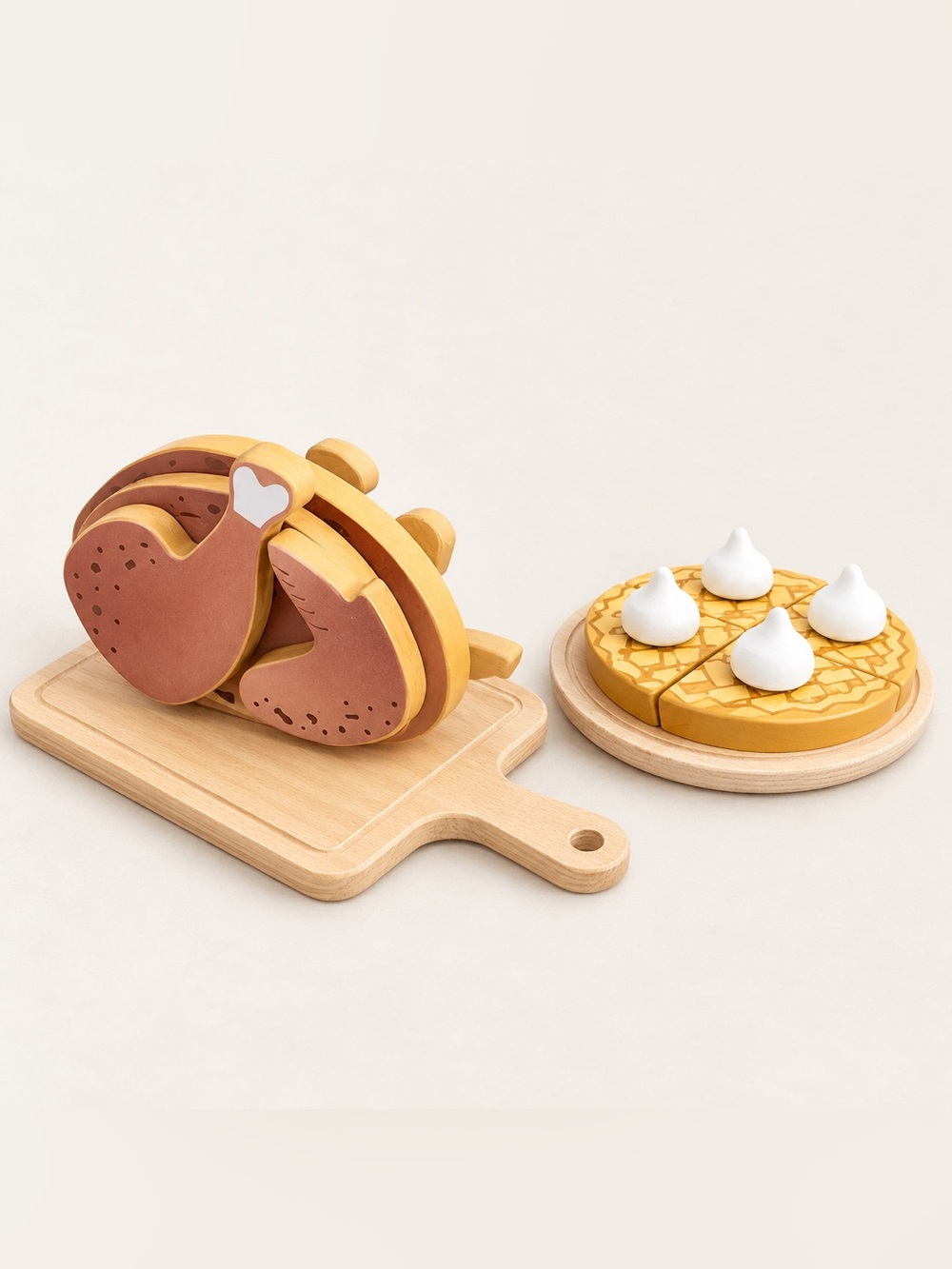 Hearth & Hand With Magnolia Wooden Fall Food Set Turkey Thanksgiving